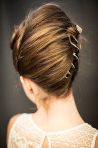 Elegant up style French roll